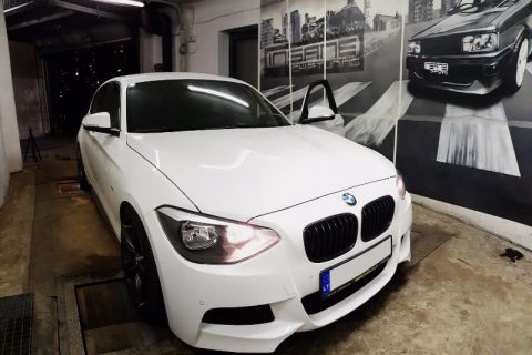 BMW F20 118D 1nsane chiptuning stage 1 power enhancement